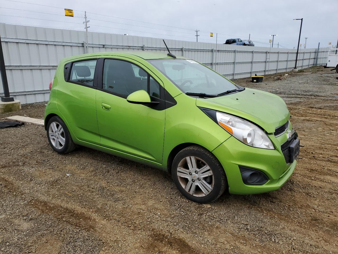 2014 Chevrolet Spark VIN KL8CB6S9XEC572858 Copart auction photo, rear end / front end damage thumbnail 4