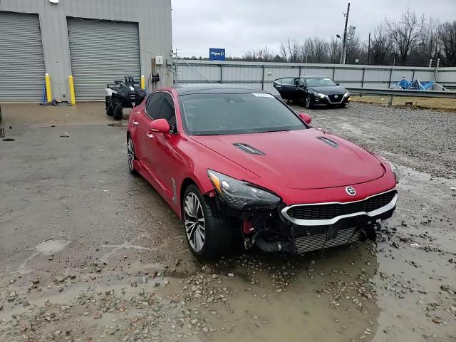 2019 KIA Stinger VIN KNAE25LA0K6059810 Copart auction photo, front end / side damage thumbnail 13