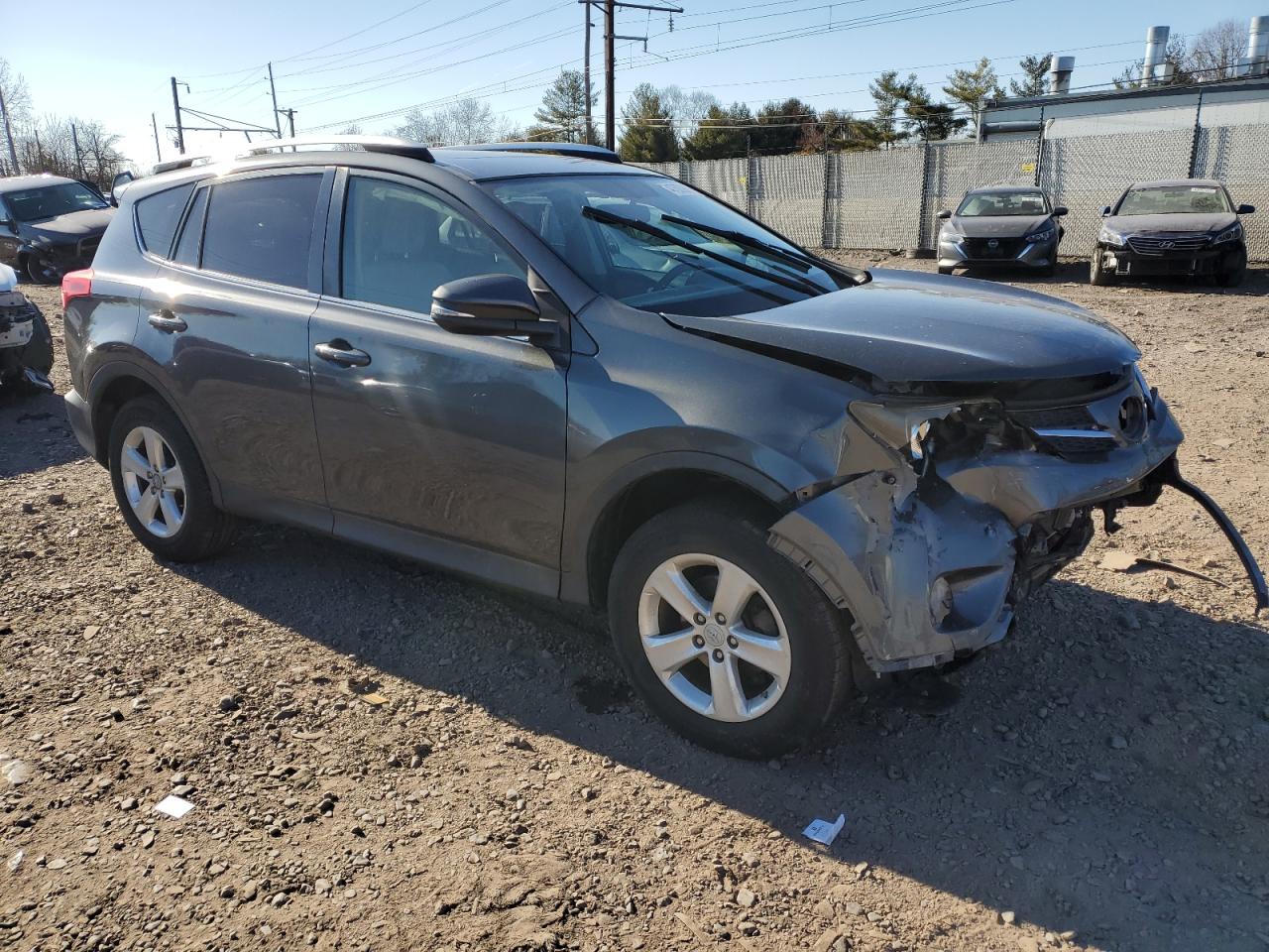 2014 Toyota RAV 4 VIN JTMRFREV5ED064646 Copart auction photo, front end damage thumbnail 4