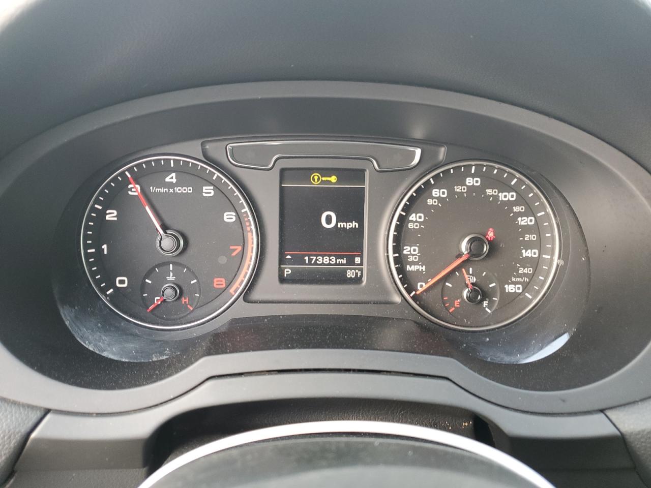 2017 Audi Q3 VIN WA1JCCFS6HR001712 Copart auction photo, front end damage thumbnail 9