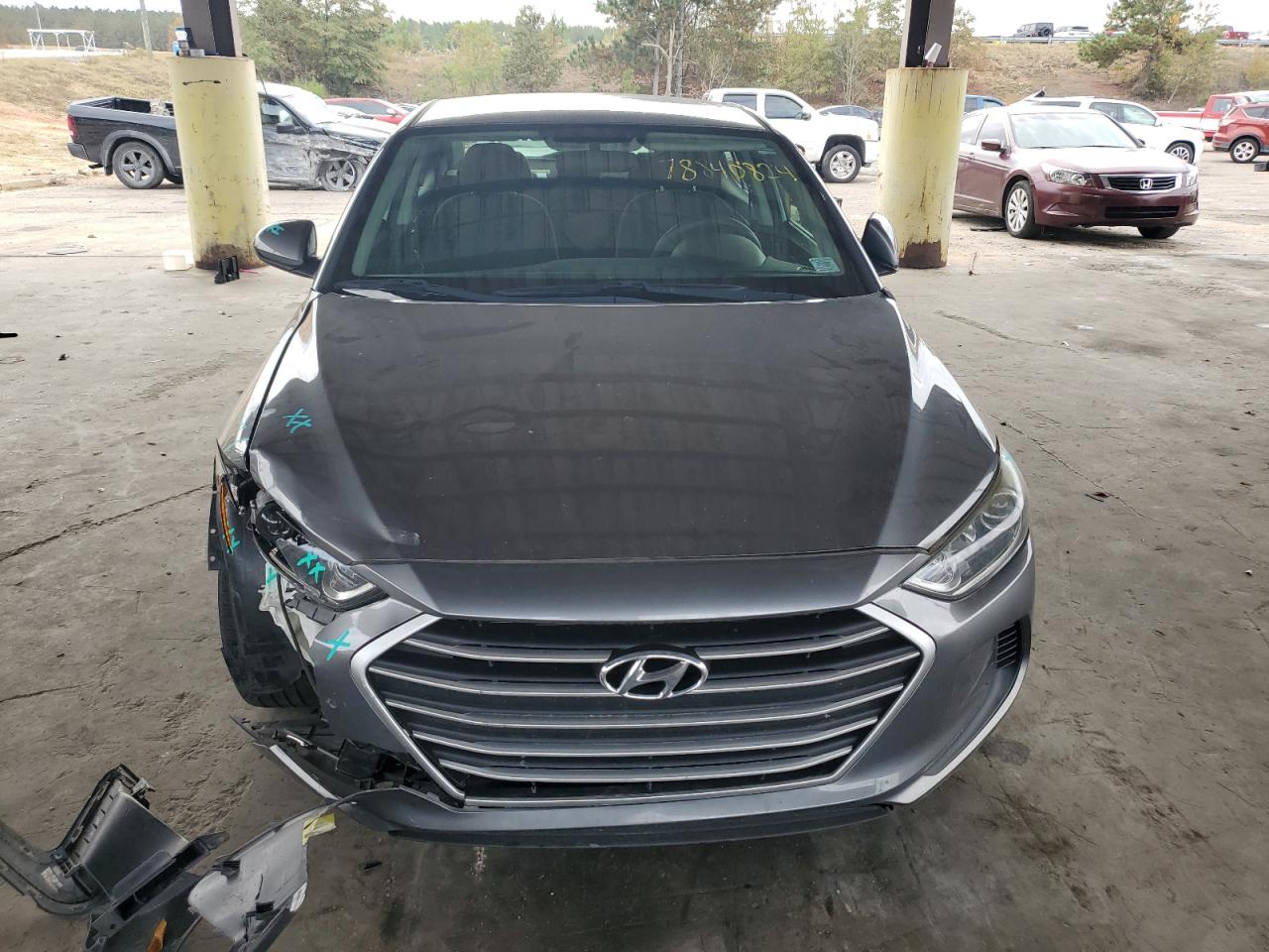 2018 Hyundai Elantra VIN 5NPD84LF0JH381886 Copart auction photo, front end damage thumbnail 5