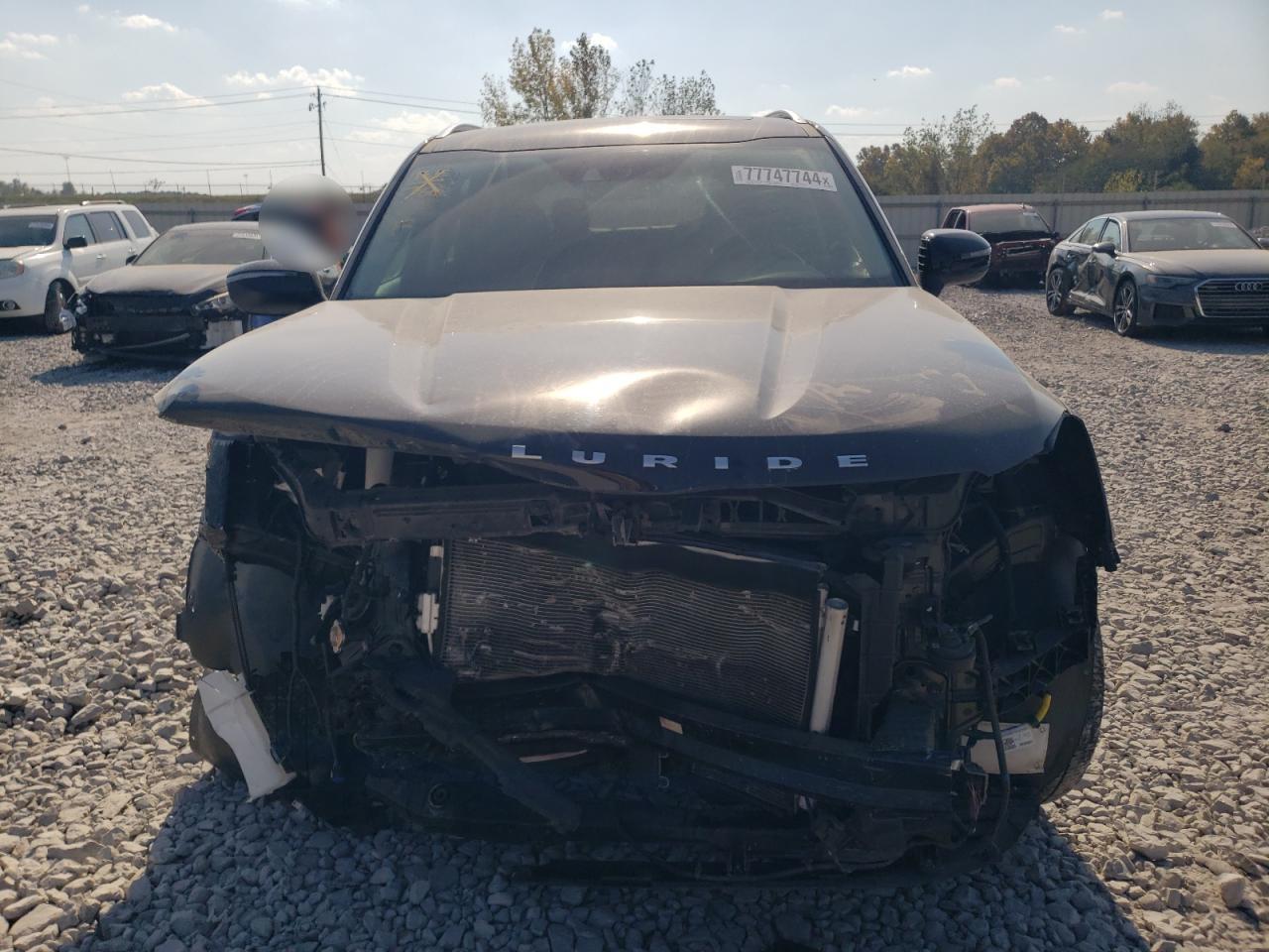2022 KIA Telluride VIN 5XYP64HC1NG296036 Copart auction photo, front end / side damage thumbnail 5
