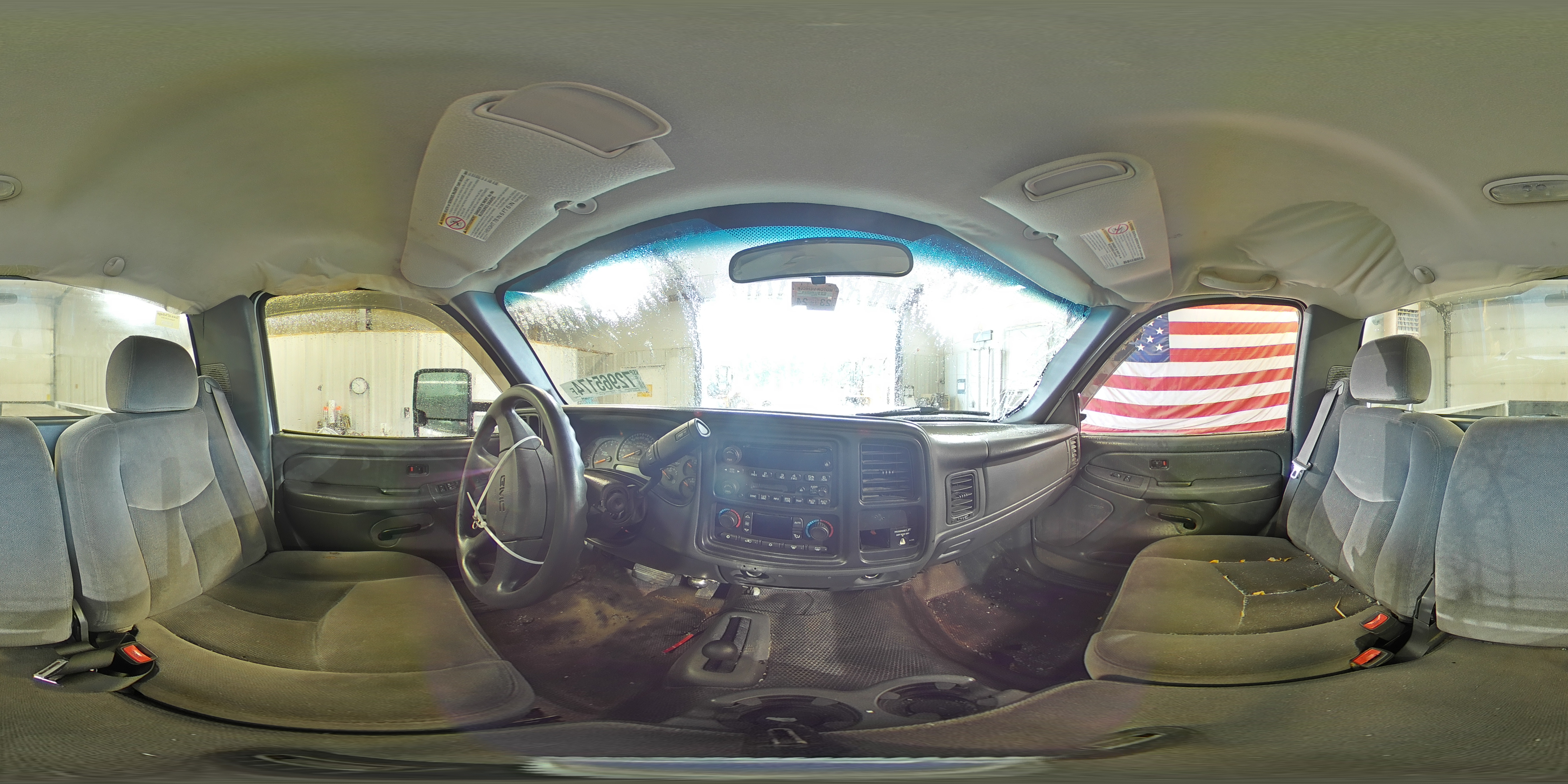 2007 GMC Sierra VIN 1GTHK24D77E117450 Copart auction photo, side / front end damage thumbnail 12