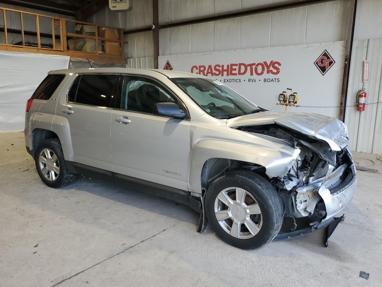 2013 GMC Terrain VIN 2GKALMEK8D6396354 Copart auction photo, front end damage thumbnail 4