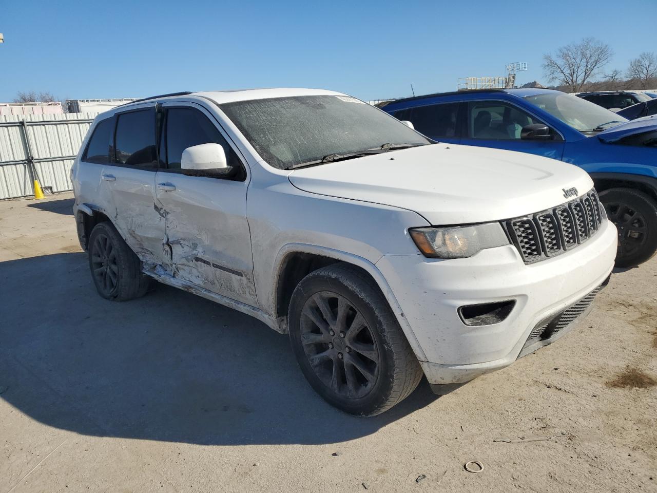 2018 Jeep Grand Cherokee VIN 1C4RJFAG9JC245110 Copart auction photo, frame damage / side damage thumbnail 4