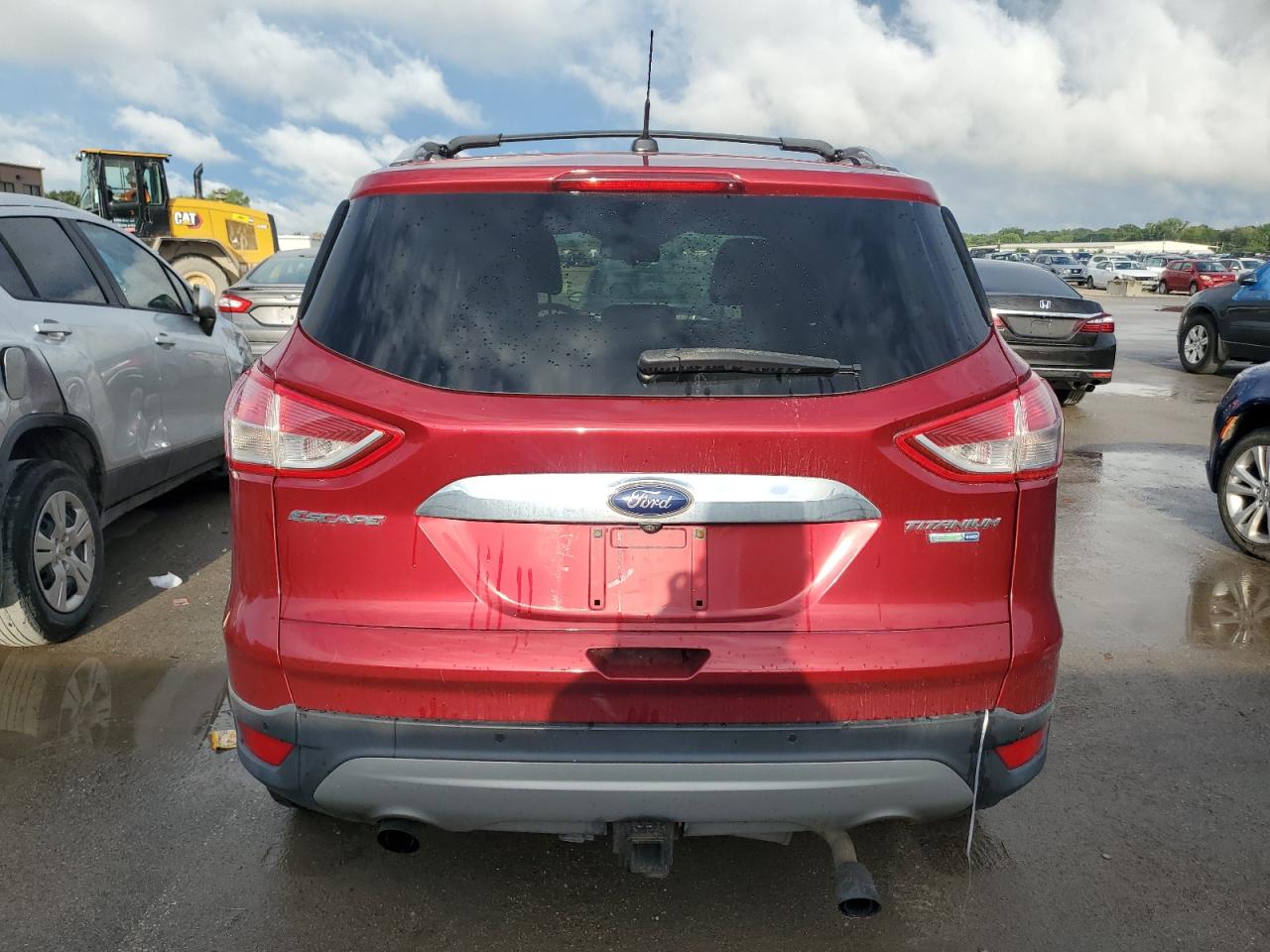 2014 Ford Escape VIN 1FMCU9J95EUD08859 Copart auction photo, side / front end damage thumbnail 6
