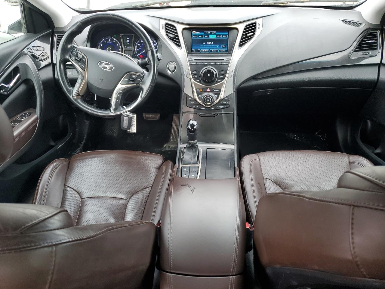 2012 Hyundai Azera VIN KMHFH4JG4CA193222 Copart auction photo, front end / side damage thumbnail 8