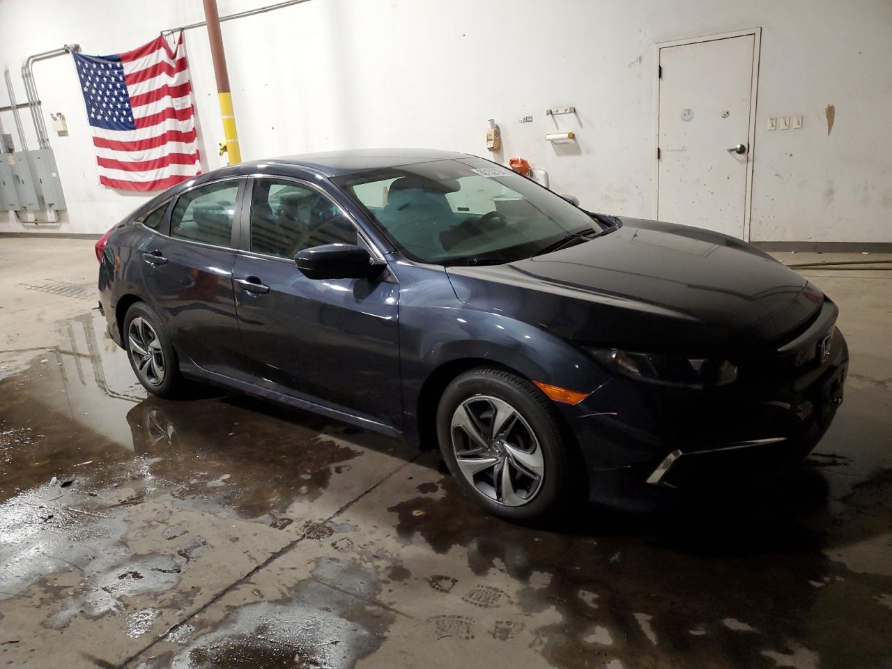 2019 Honda Civic VIN 2HGFC2F63KH563729 Copart auction photo, side / rear end damage thumbnail 4
