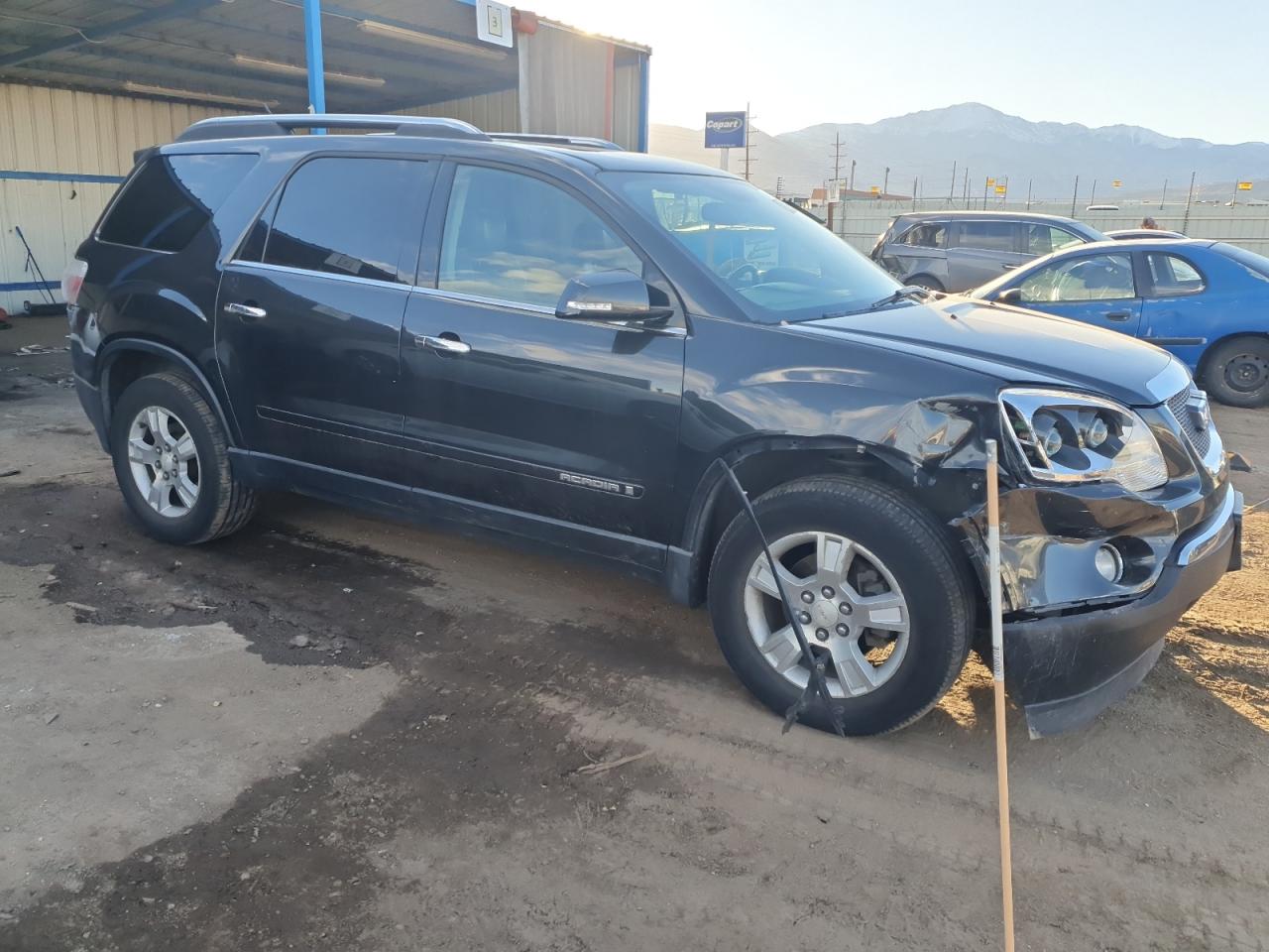 2007 GMC Acadia VIN 1GKEV33727J130064 Copart auction photo, front end damage thumbnail 4
