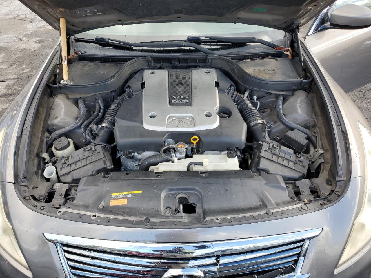 2012 Infiniti G VIN JN1CV6AP5CM629041 Copart auction photo, front end damage thumbnail 11