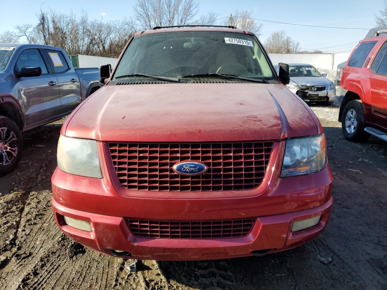 2004 Ford Expedition VIN 1FMFU18L54LB22209 Copart auction photo, side / front end damage thumbnail 5