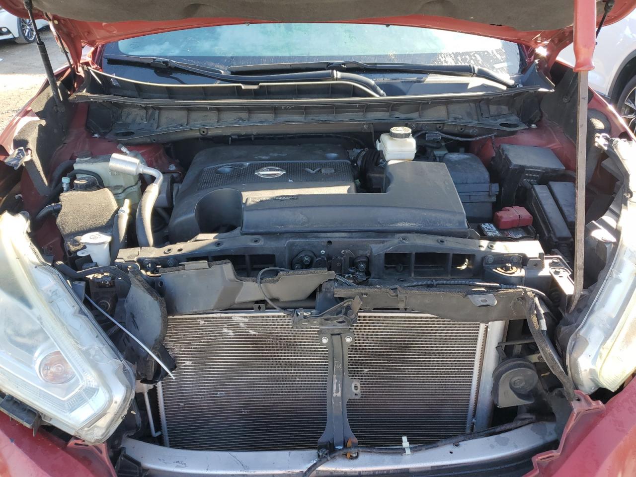 2015 Nissan Murano VIN 5N1AZ2MG1FN233793 Copart auction photo, front end damage thumbnail 12