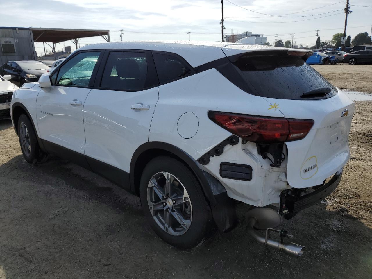 2023 Chevrolet Blazer VIN 3GNKBCR47PS100181 Copart auction photo, rear end damage thumbnail 2