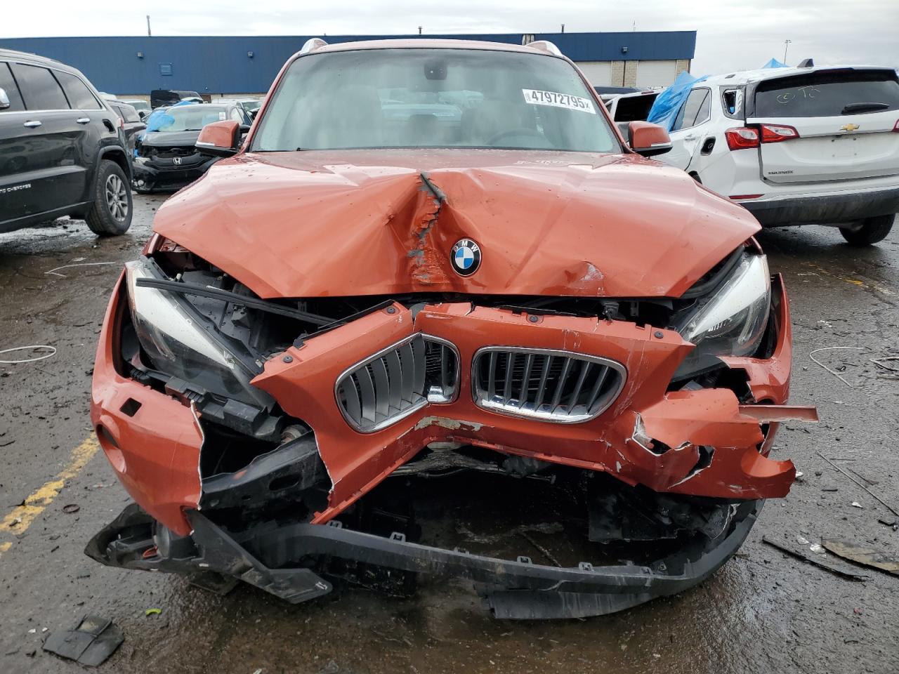 2013 BMW X1 VIN WBAVL1C59DVR85902 Copart auction photo, front end damage thumbnail 5