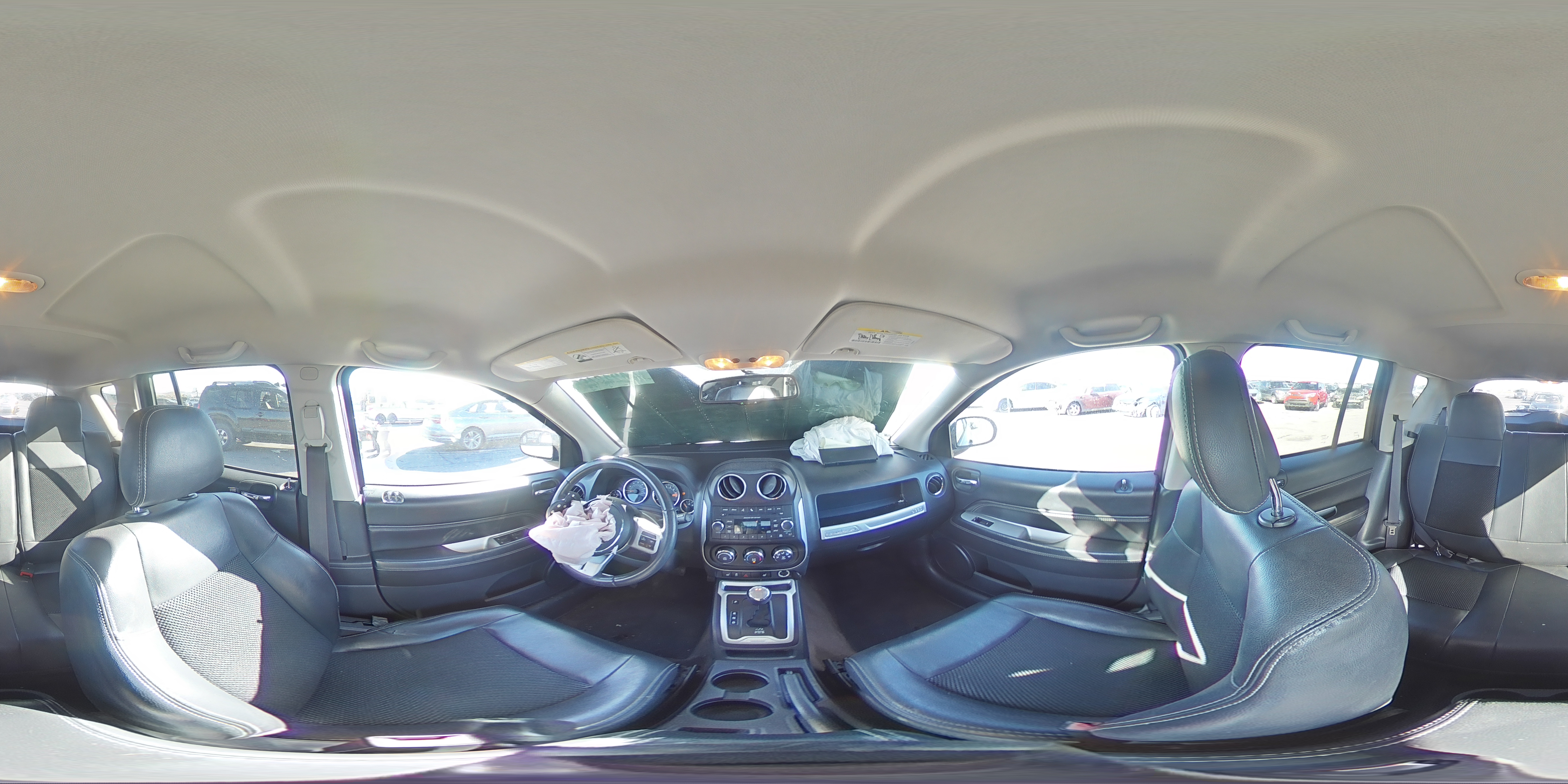 2016 Jeep Compass VIN 1C4NJCEA7GD734367 Copart auction photo, front end damage thumbnail 14
