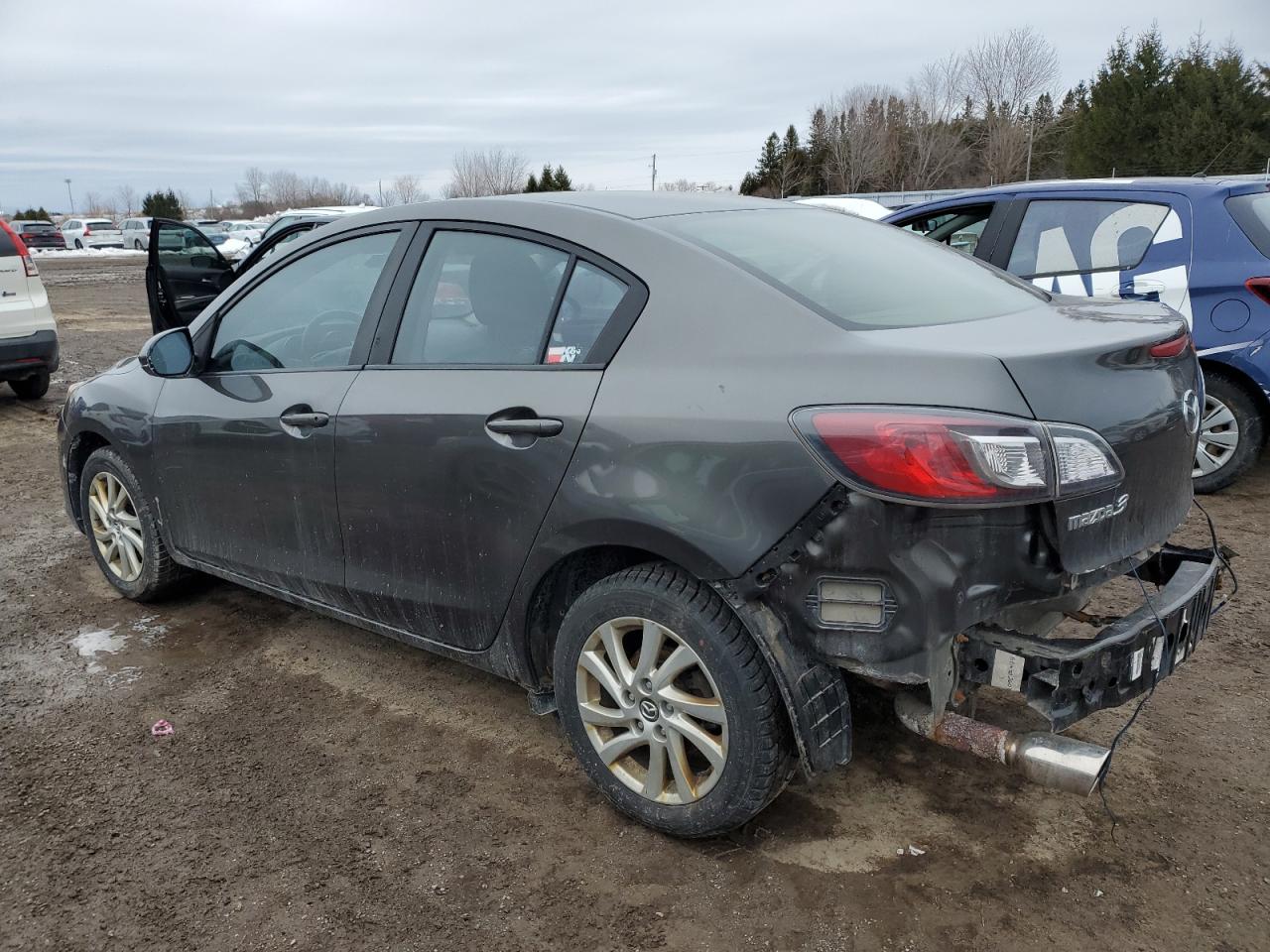 2013 Mazda 3 VIN JM1BL1V72D1849560 Copart auction photo, rear end damage thumbnail 2