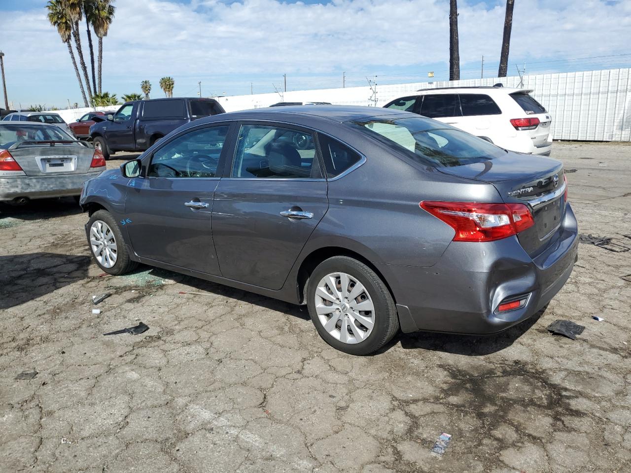 2018 Nissan Sentra VIN 3N1AB7AP0JY346367 Copart auction photo, front end / rear end damage thumbnail 2