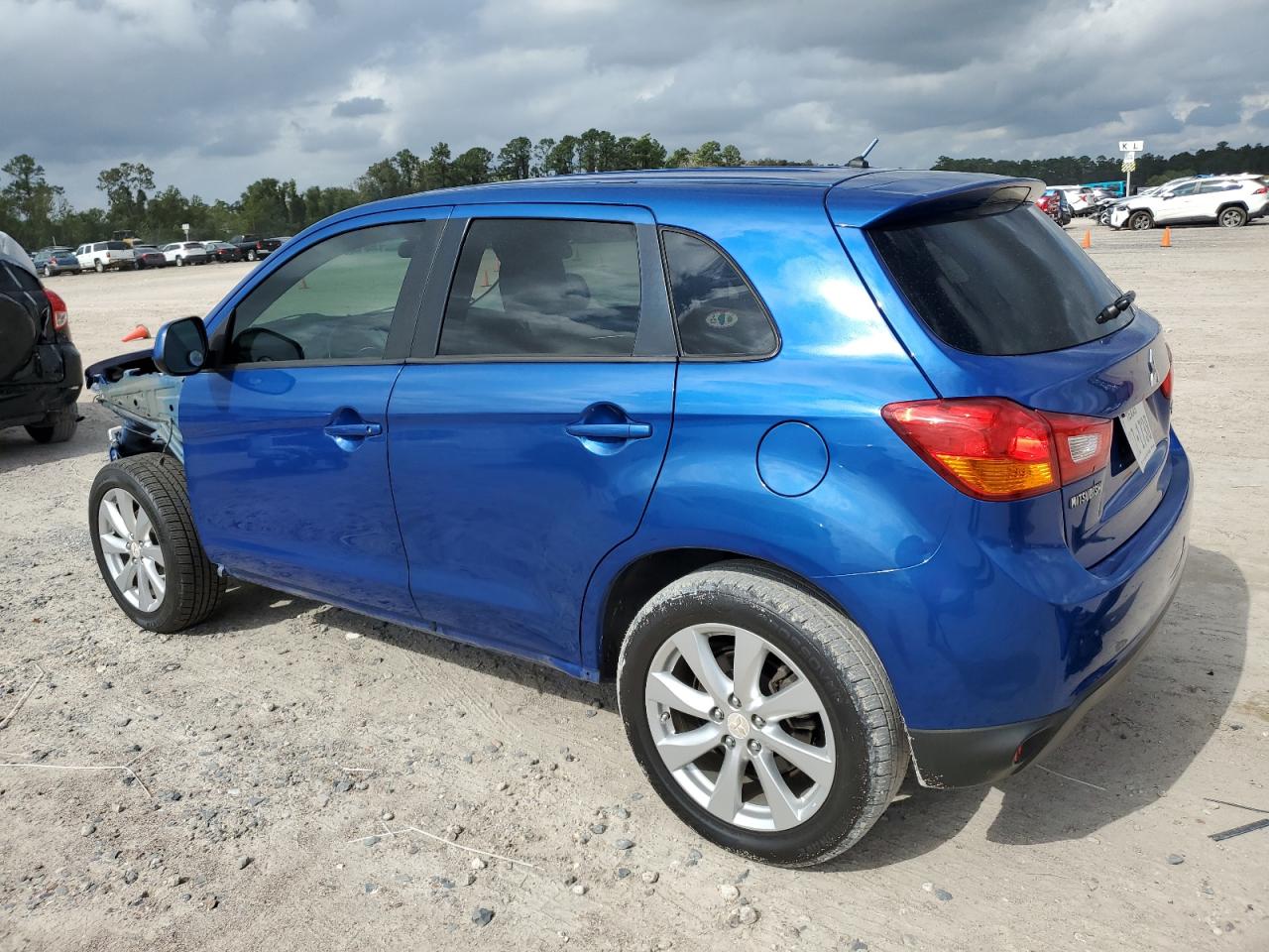 2015 Mitsubishi Outlander VIN 4A4AP3AU7FE006451 Copart auction photo, front end damage thumbnail 2