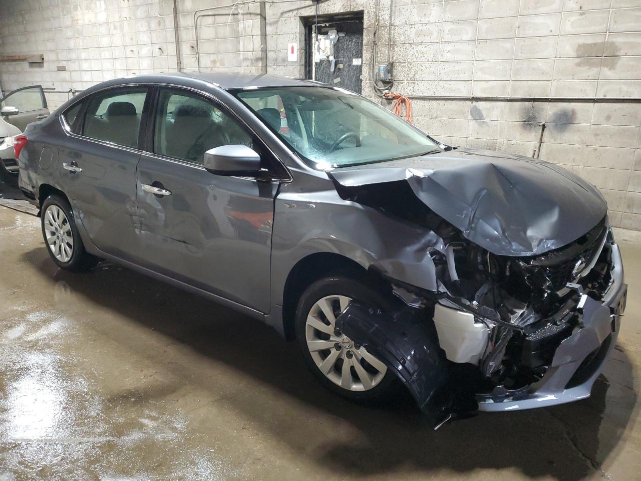 2019 Nissan Sentra VIN 3N1AB7AP5KY424868 Copart auction photo, all over damage thumbnail 4