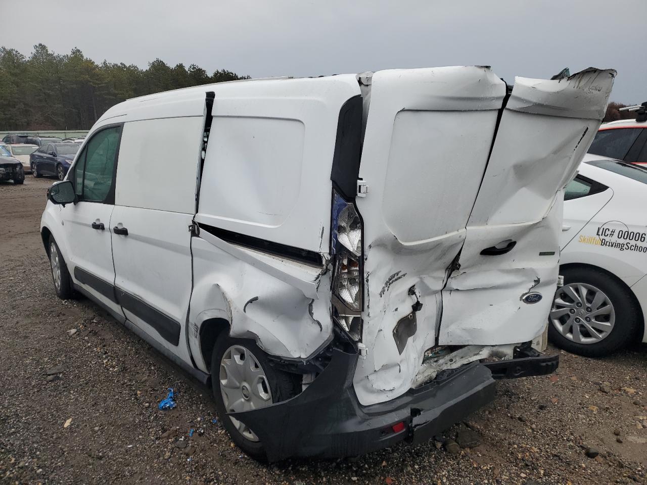 2015 Ford Transit VIN NM0LS7EX0F1217540 Copart auction photo, rear end / front end damage thumbnail 2