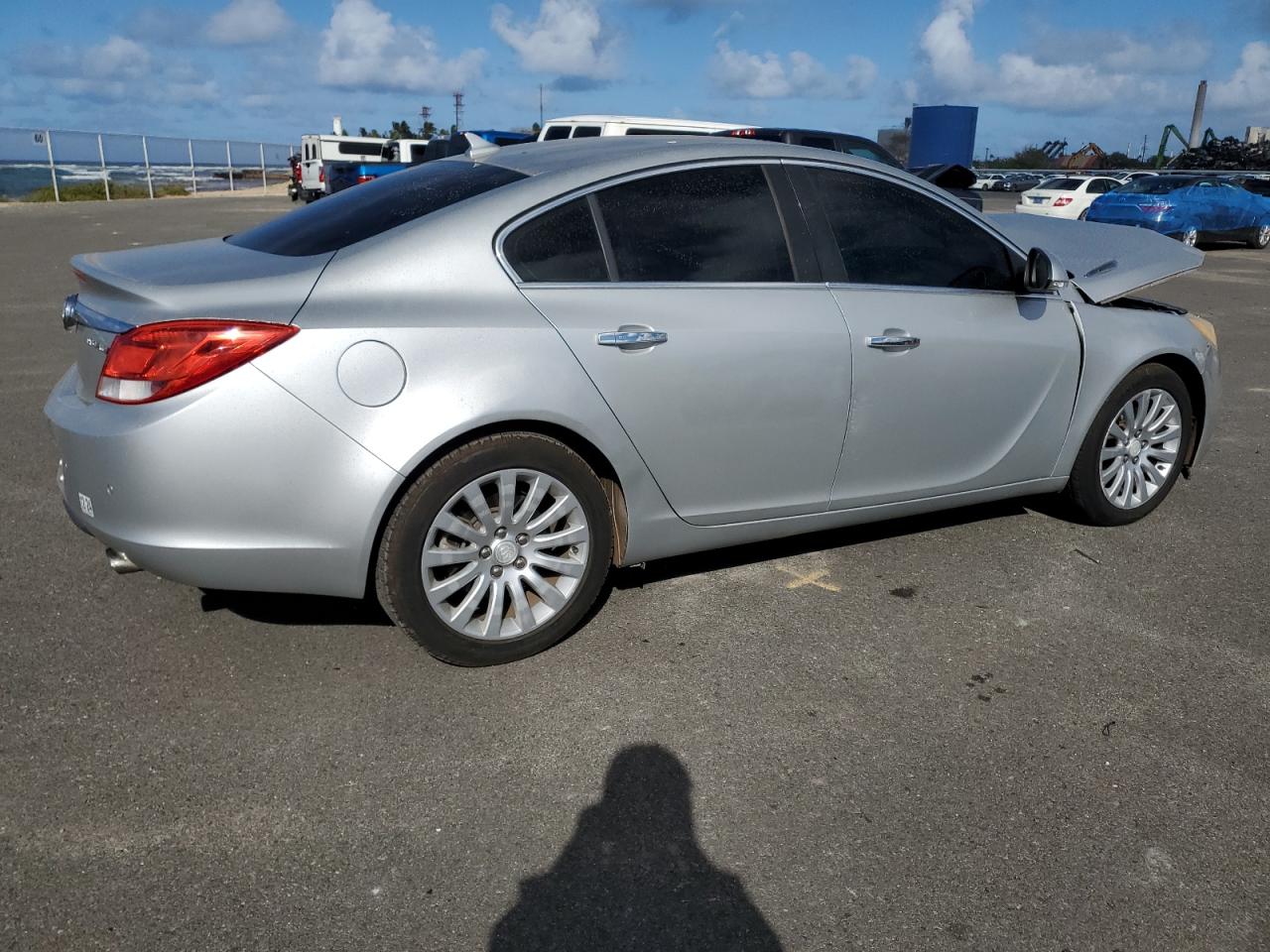 2013 Buick Regal VIN 2G4GT5GV2D9200714 Copart auction photo, front end damage thumbnail 3