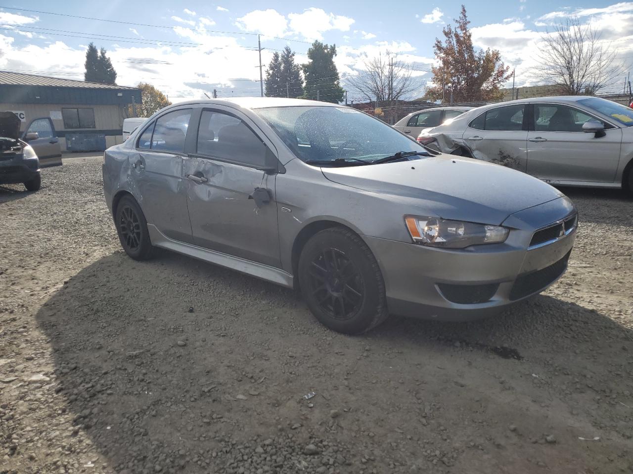 2015 Mitsubishi Lancer VIN JA32U2FU1FU015741 Copart auction photo, side damage thumbnail 4