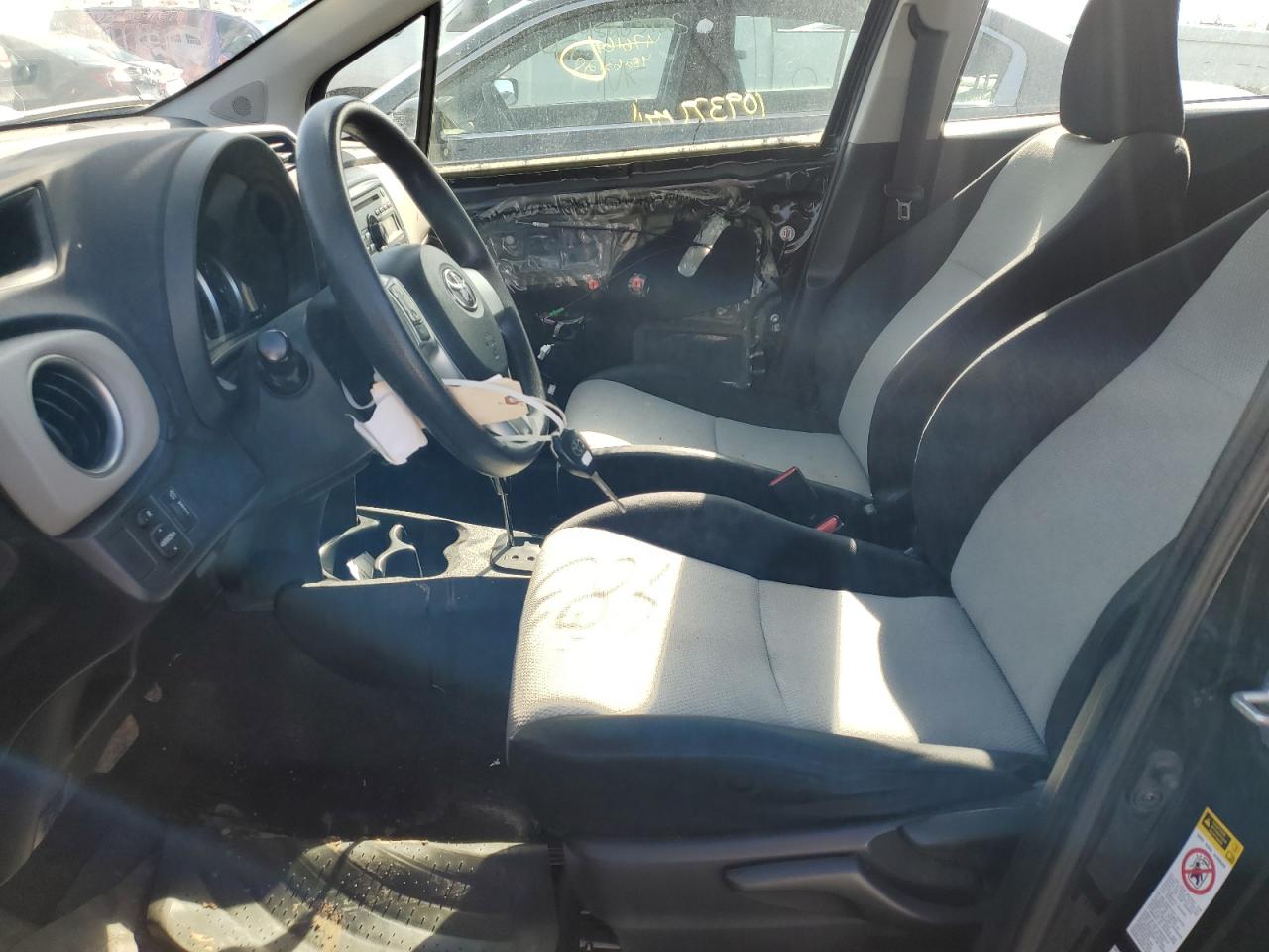 2014 Toyota Yaris VIN JTDKTUD32ED596479 Copart auction photo, front end damage thumbnail 7