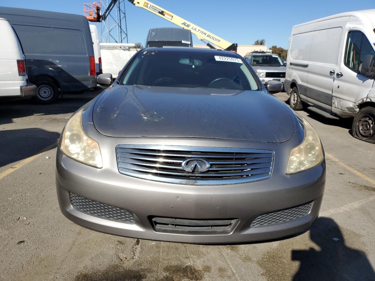 2009 Infiniti G VIN JNKCV61E69M307303 Copart auction photo, vandalism / rear end damage thumbnail 5