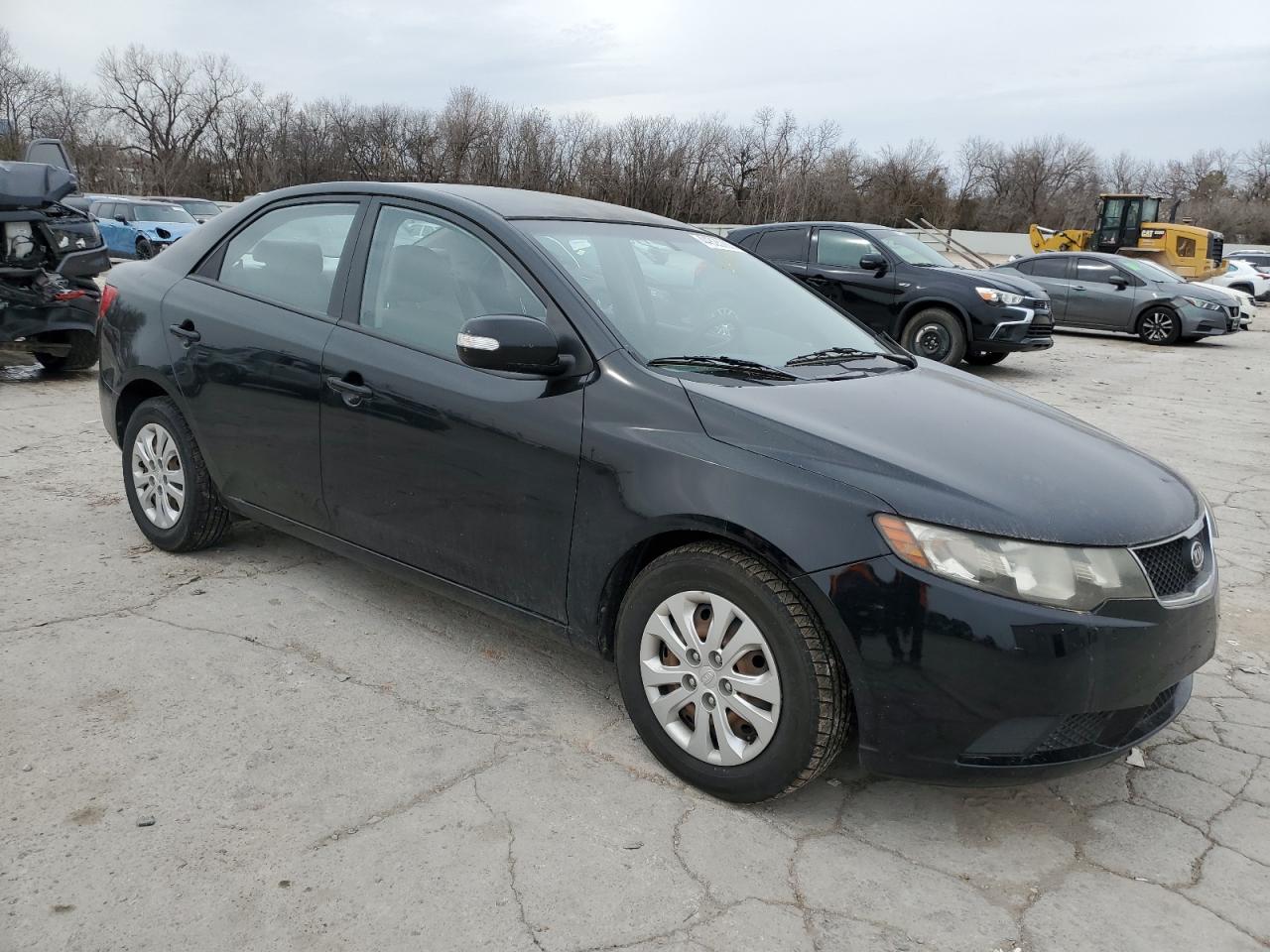 2010 KIA Forte VIN KNAFU4A29A5055196 Copart auction photo, front end / undercarriage damage thumbnail 4