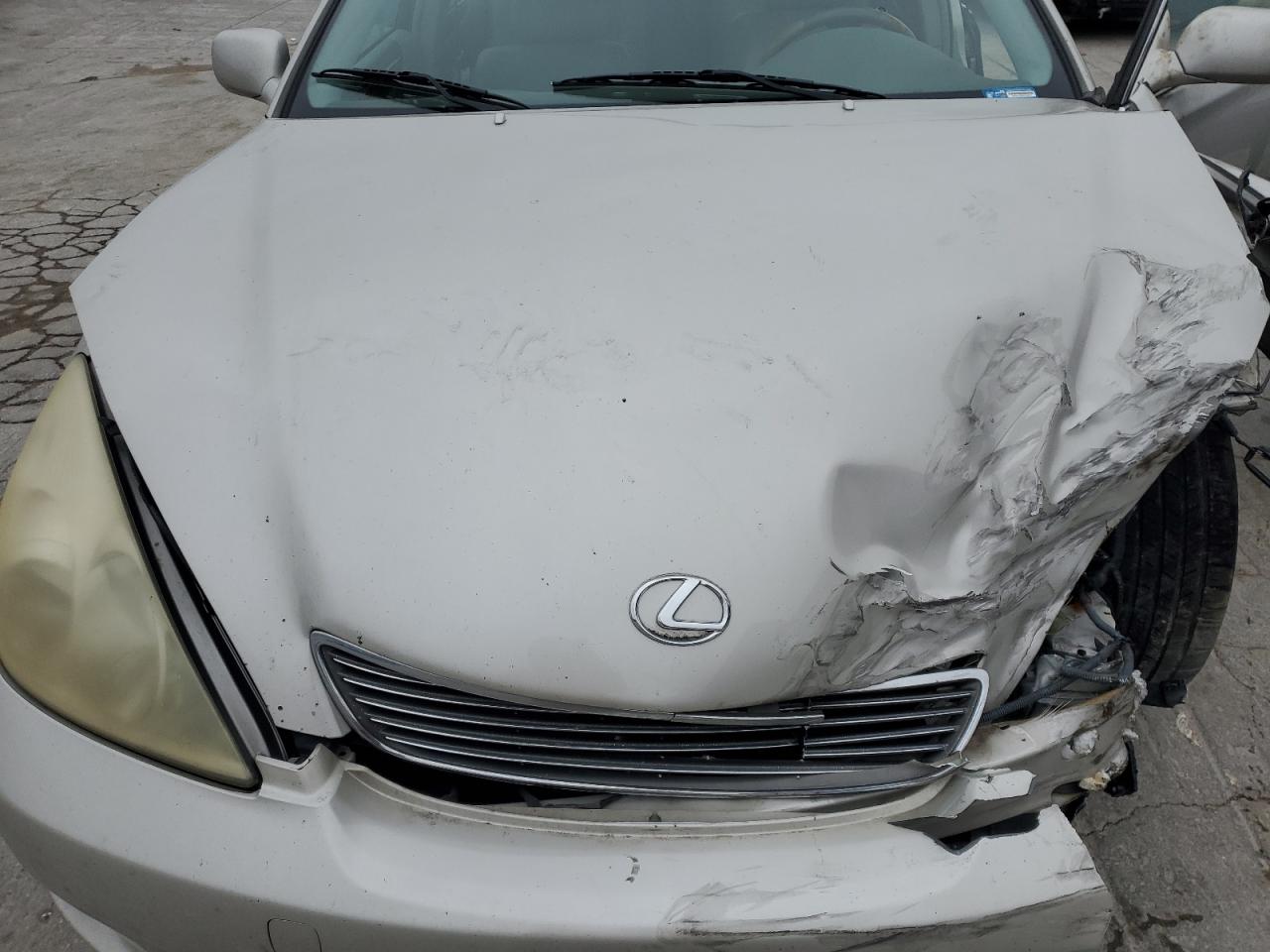 2005 Lexus ES VIN JTHBA30G655128224 Copart auction photo, front end / side damage thumbnail 12
