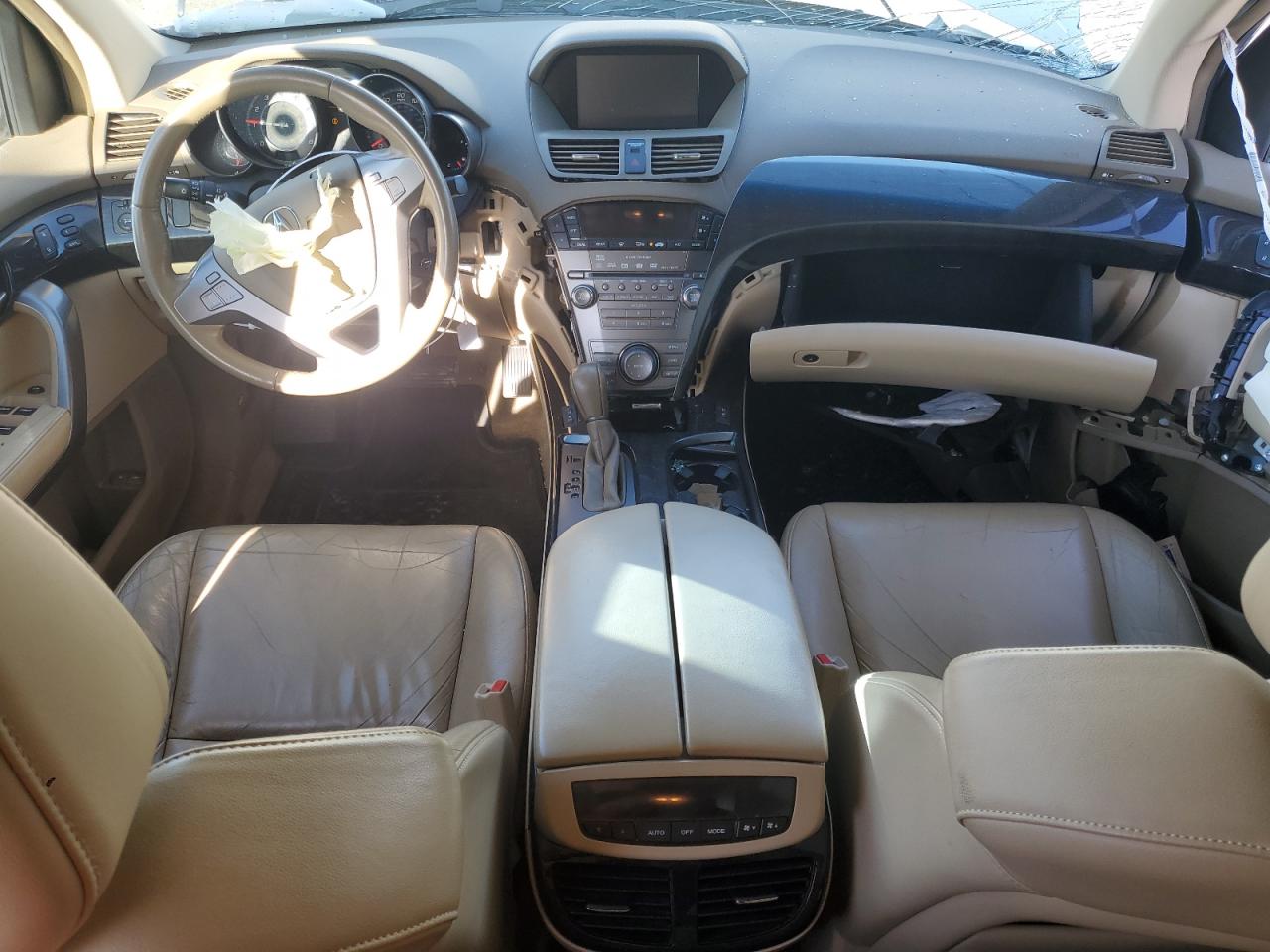 2009 Acura MDX VIN 2HNYD28699H530997 Copart auction photo, front end / side damage thumbnail 8