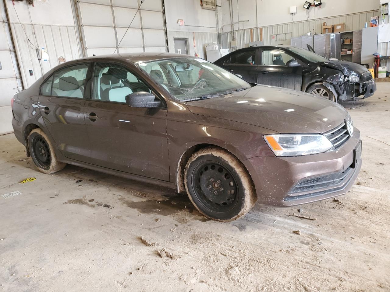2015 Volkswagen Jetta VIN 3VW3A7AJXFM323016 Copart auction photo, rear end / minor dent/scratches damage thumbnail 4