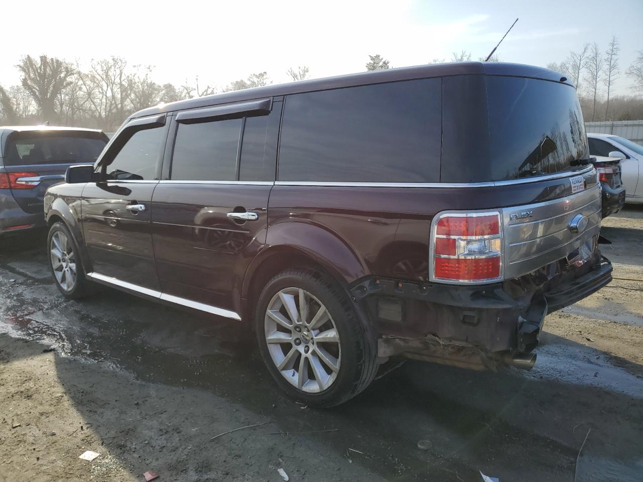 2011 Ford Flex VIN 2FMGK5DC1BBD21231 Copart auction photo, rear end / front end damage thumbnail 2