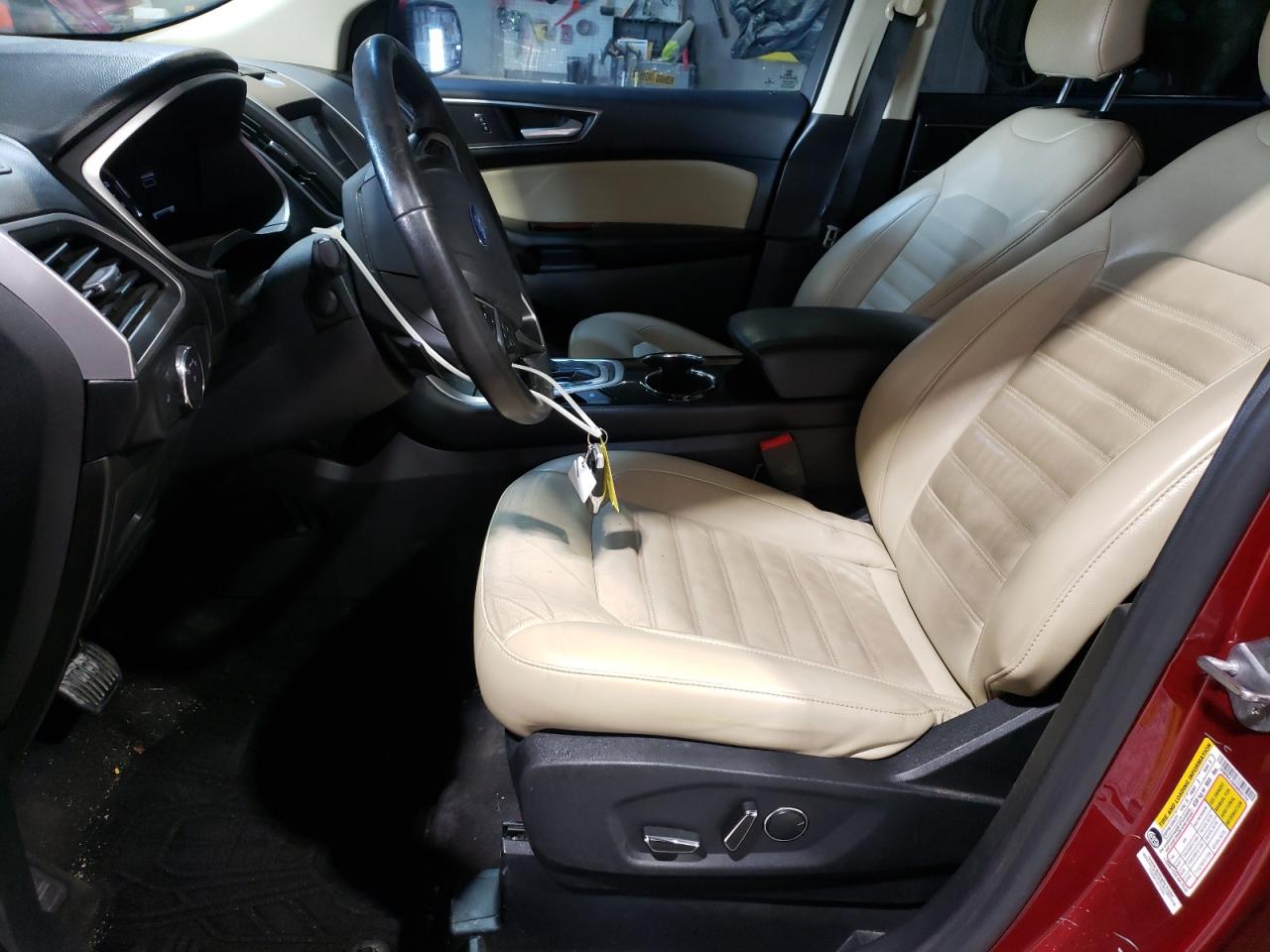 2016 Ford Edge VIN 2FMPK4J90GBB02724 Copart auction photo, front end / side damage thumbnail 7