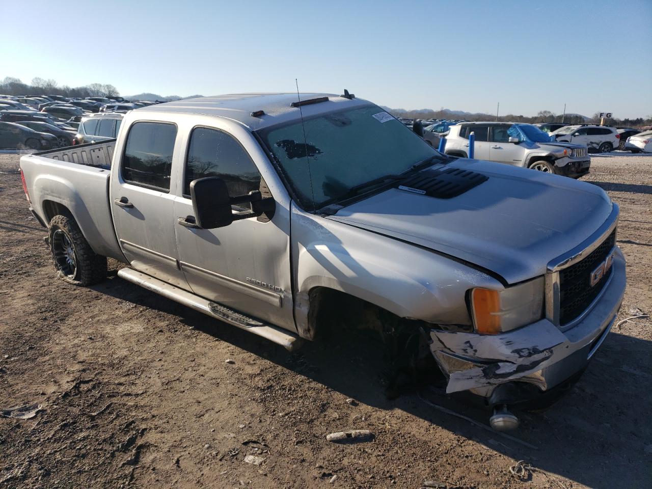2011 GMC Sierra VIN 1GT120C86BF149626 Copart auction photo, front end / undercarriage damage thumbnail 4