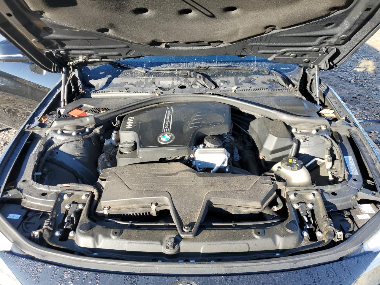 2015 BMW 4er VIN WBA4A5C51FG052544 Copart auction photo, side damage thumbnail 13