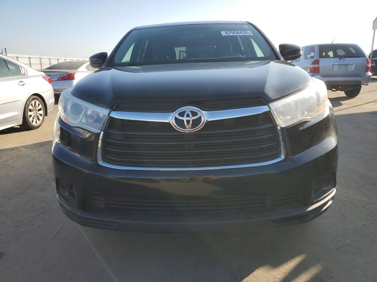 2014 Toyota Highlander VIN 5TDZARFH4ES008435 Copart auction photo, side damage thumbnail 5