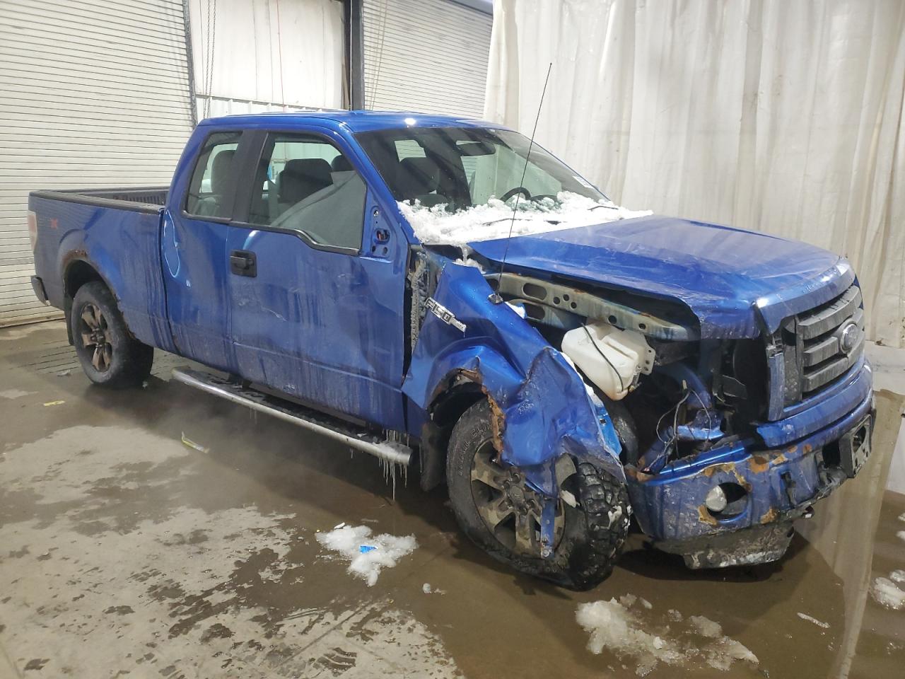 2012 Ford F-150 VIN 1FTFX1EF6CFC86480 Copart auction photo, all over damage thumbnail 4