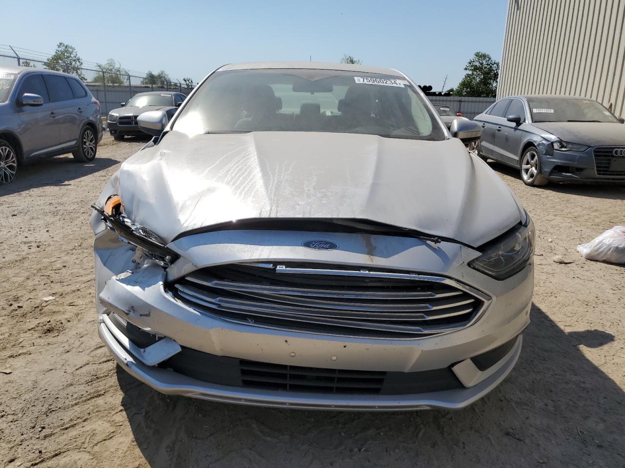 2018 Ford Fusion VIN 3FA6P0H70JR192793 Copart auction photo, front end / minor dent/scratches damage thumbnail 5