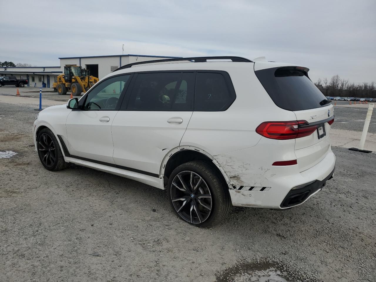 2021 BMW X7 VIN 5UXCW2C00M9F14159 Copart auction photo, side damage thumbnail 2