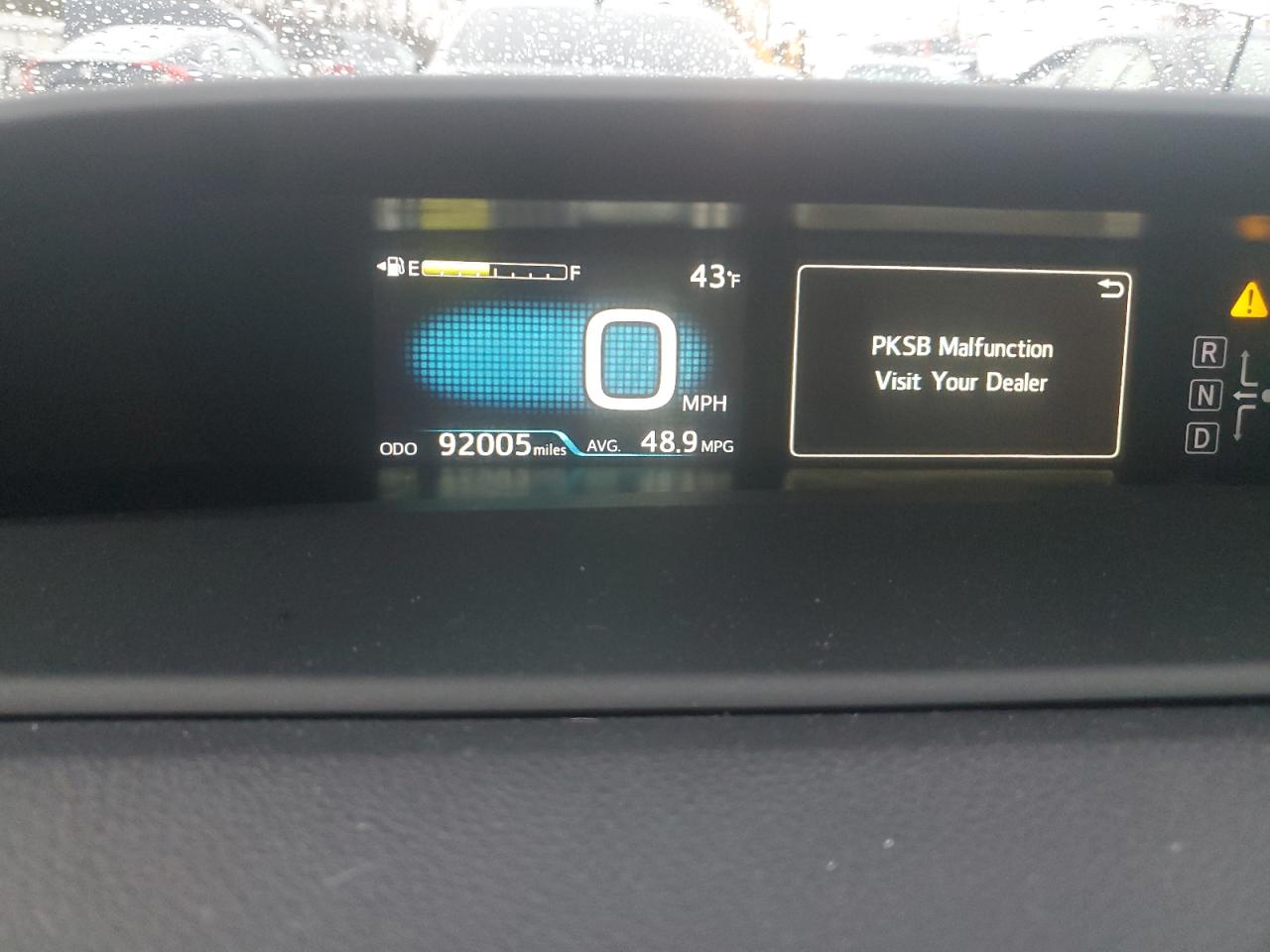 2019 Toyota Prius VIN JTDL9RFU4K3006693 Copart auction photo, front end / rear end damage thumbnail 9