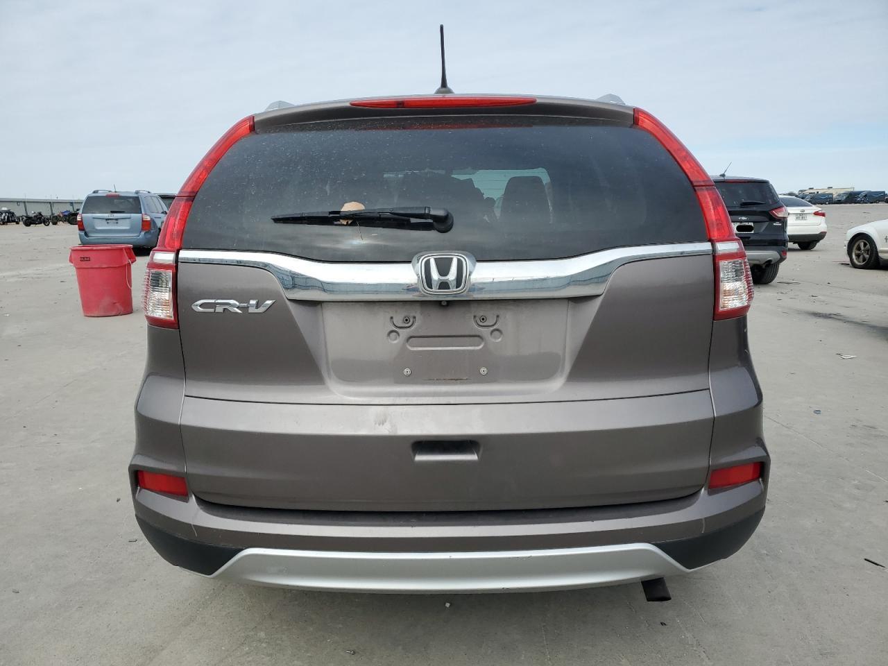 2015 Honda CR-V VIN 2HKRM3H7XFH542698 Copart auction photo, front end damage thumbnail 6