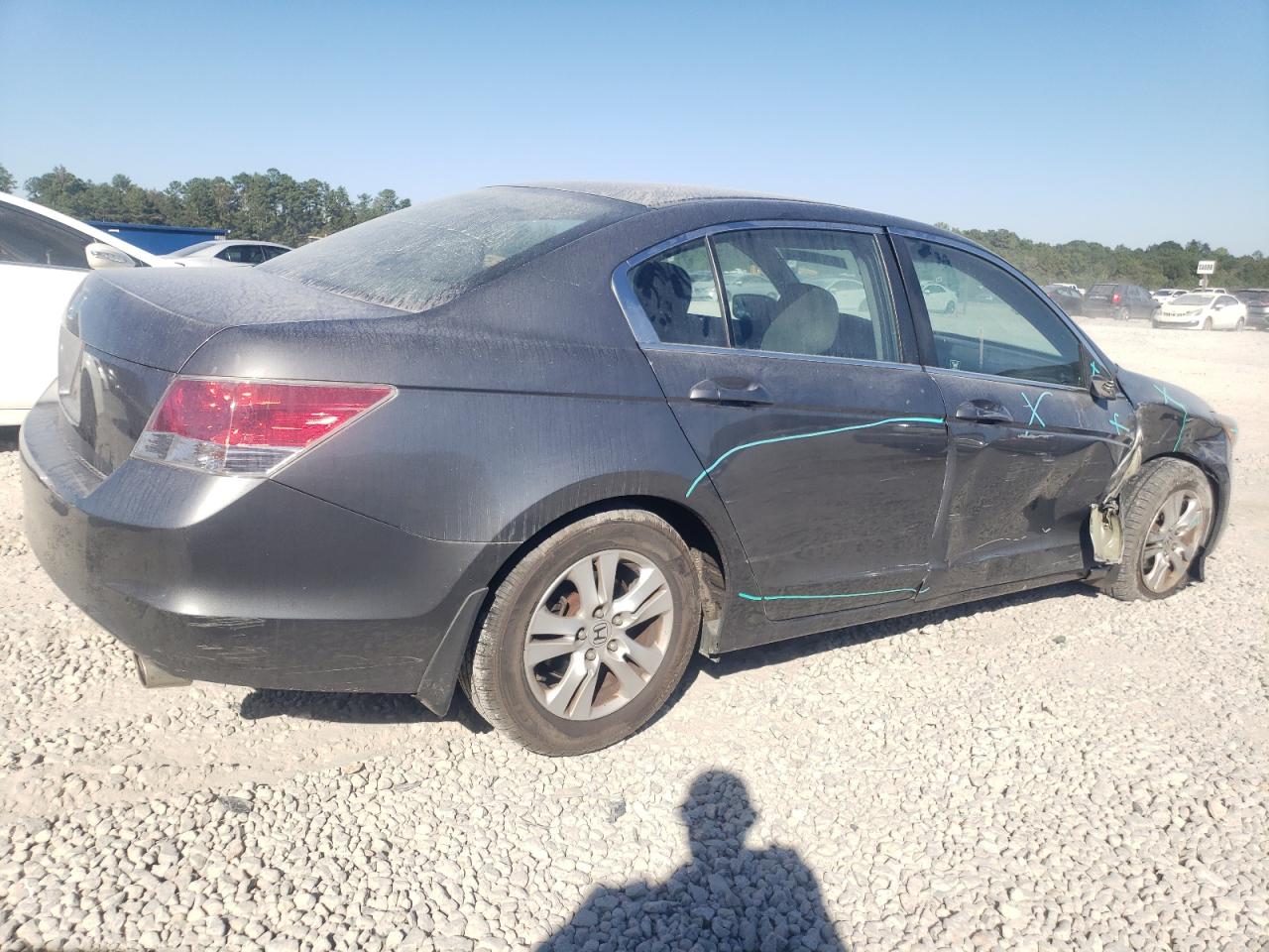 2009 Honda Accord VIN 1HGCP26459A071735 Copart auction photo, side / front end damage thumbnail 3