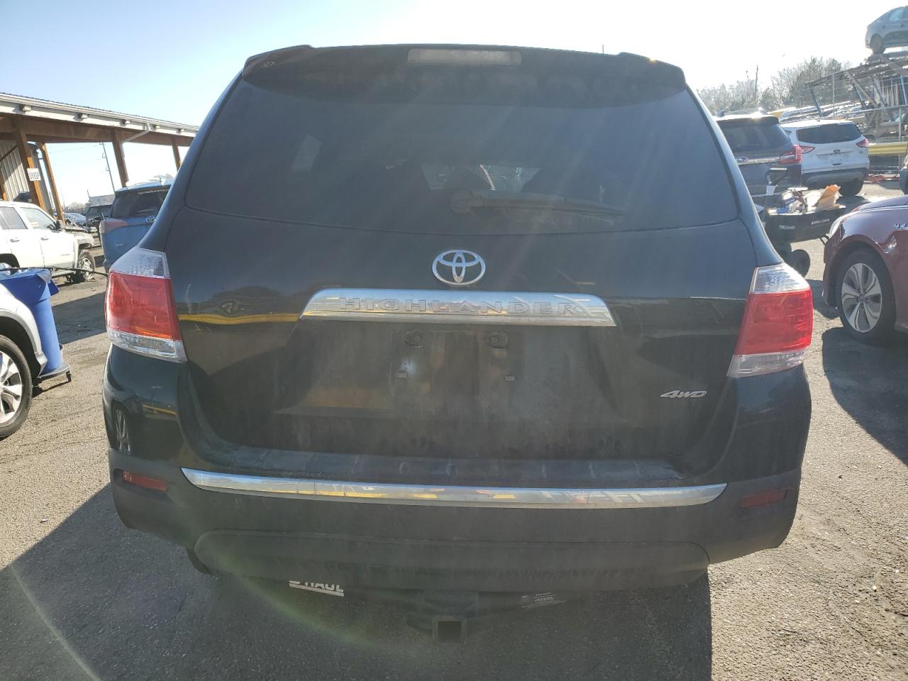 2013 Toyota Highlander VIN 5TDBK3EH7DS210066 Copart auction photo, front end / side damage thumbnail 6