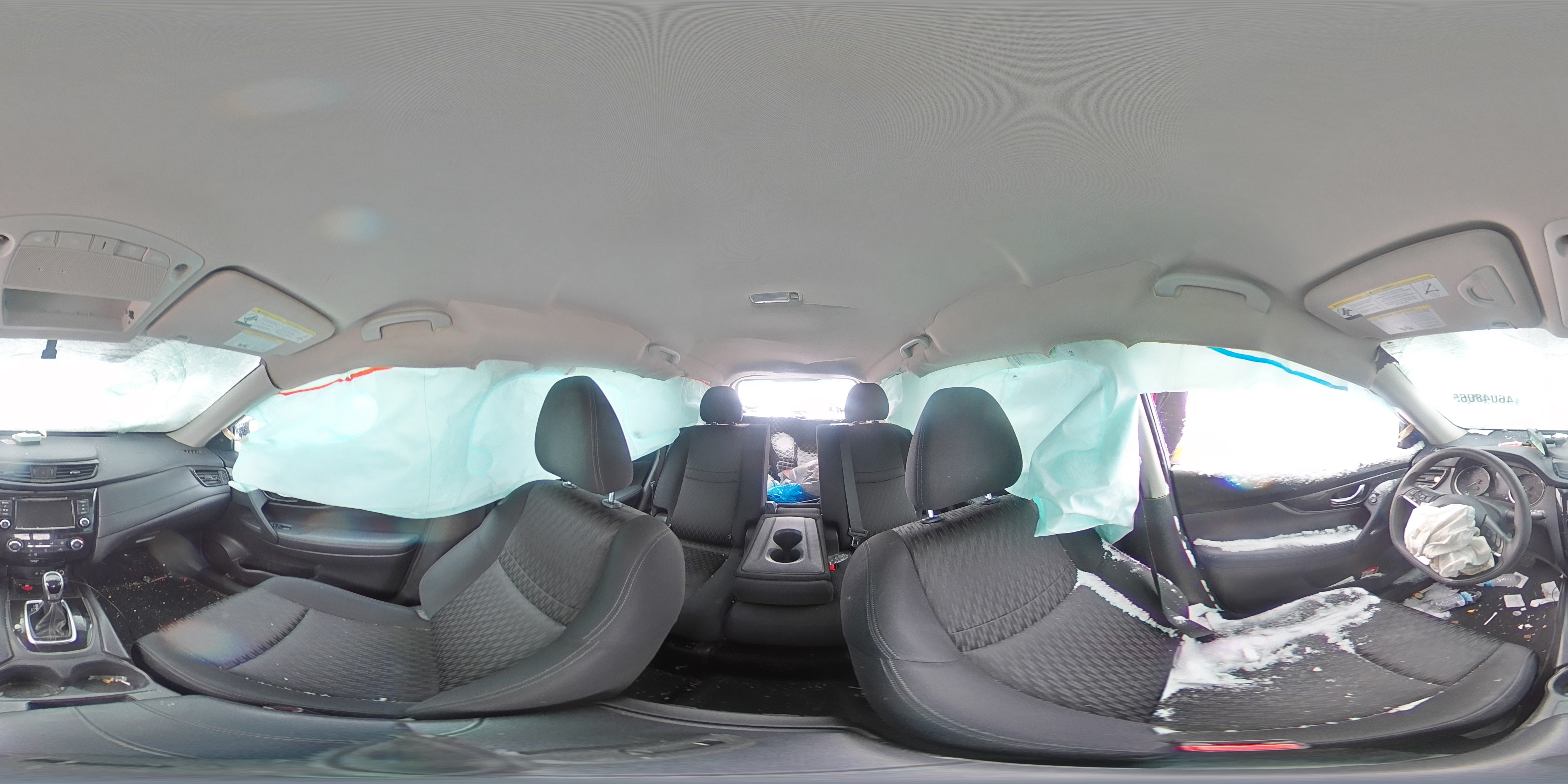 2018 Nissan Rogue VIN KNMAT2MV5JP505845 Copart auction photo, all over / burn - engine damage thumbnail 14