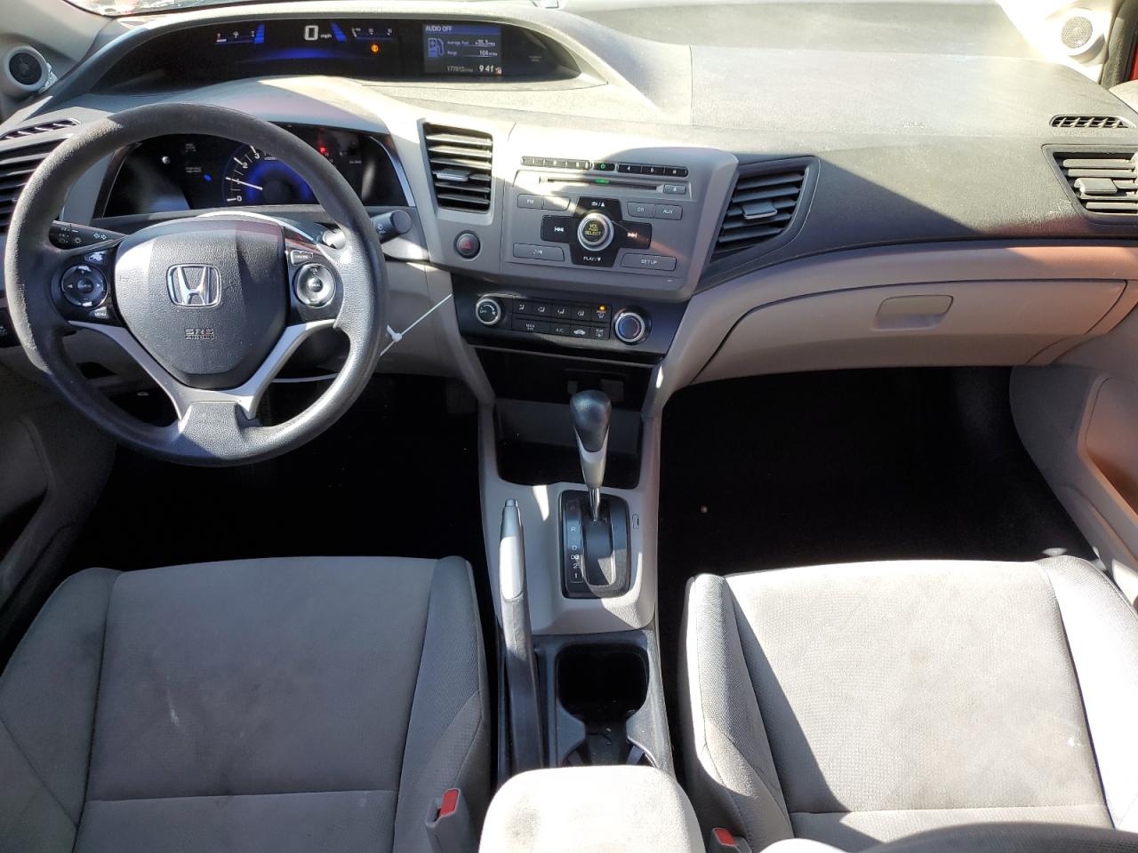 2012 Honda Civic VIN 2HGFG3B51CH567433 Copart auction photo, front end damage thumbnail 8
