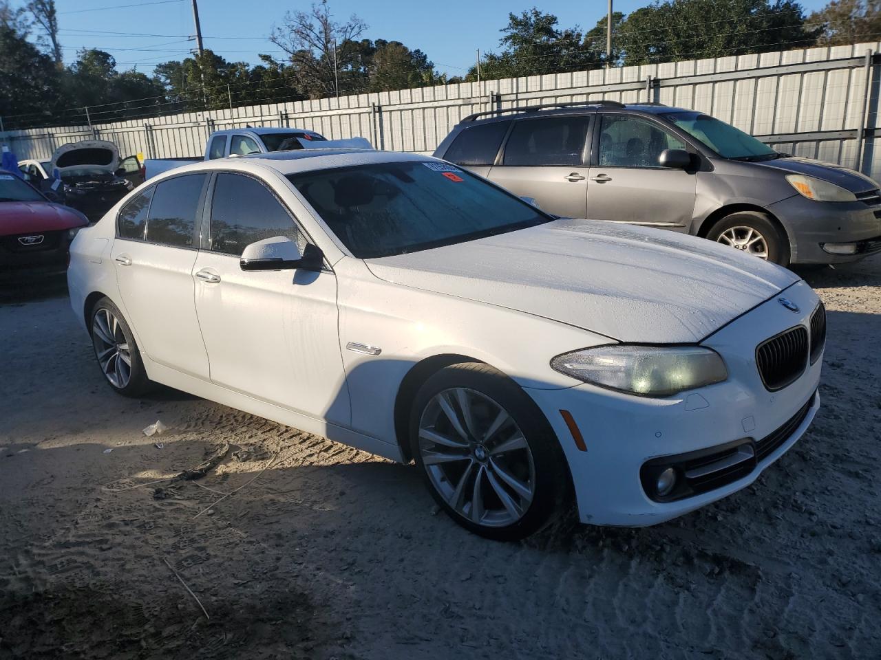 2016 BMW 5er VIN WBA5A5C57GG347041 Copart auction photo, water/flood damage thumbnail 4
