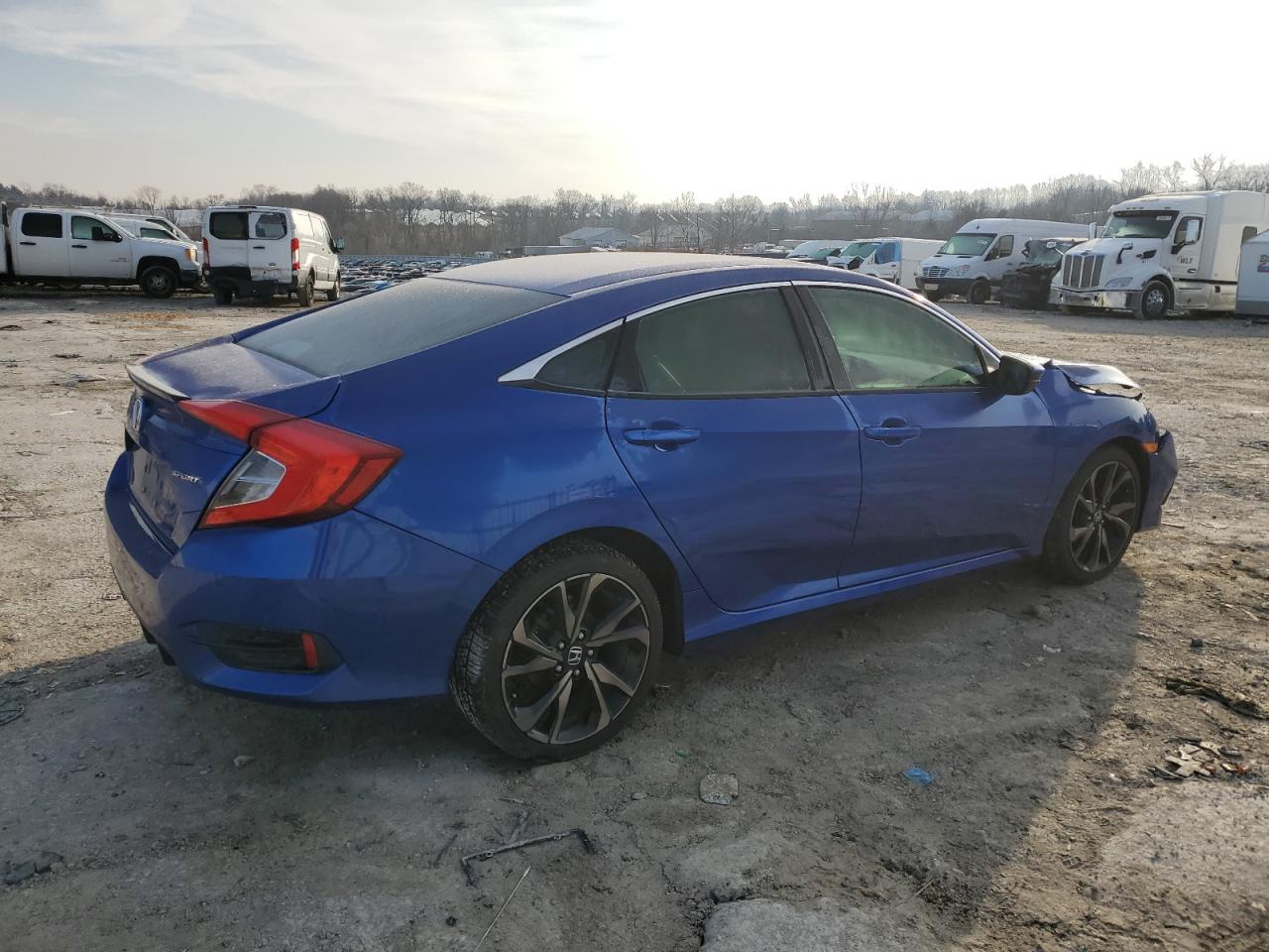 2021 Honda Civic VIN 2HGFC2F81MH504912 Copart auction photo, front end damage thumbnail 3