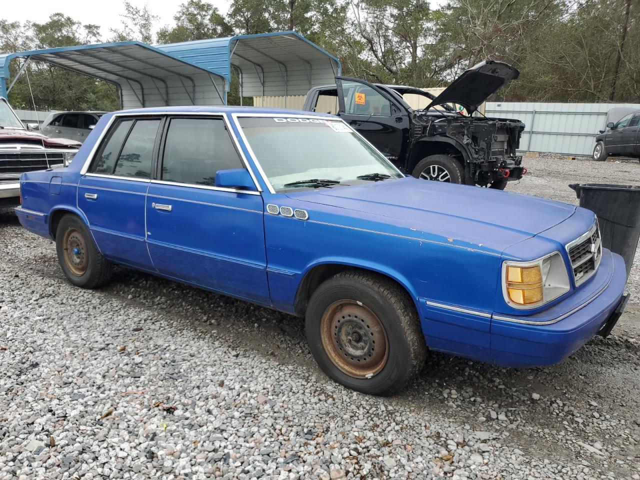 1985 Dodge Aries VIN 1B3BD36CXFF188453 Copart auction photo, top/roof / minor dent/scratches damage thumbnail 4