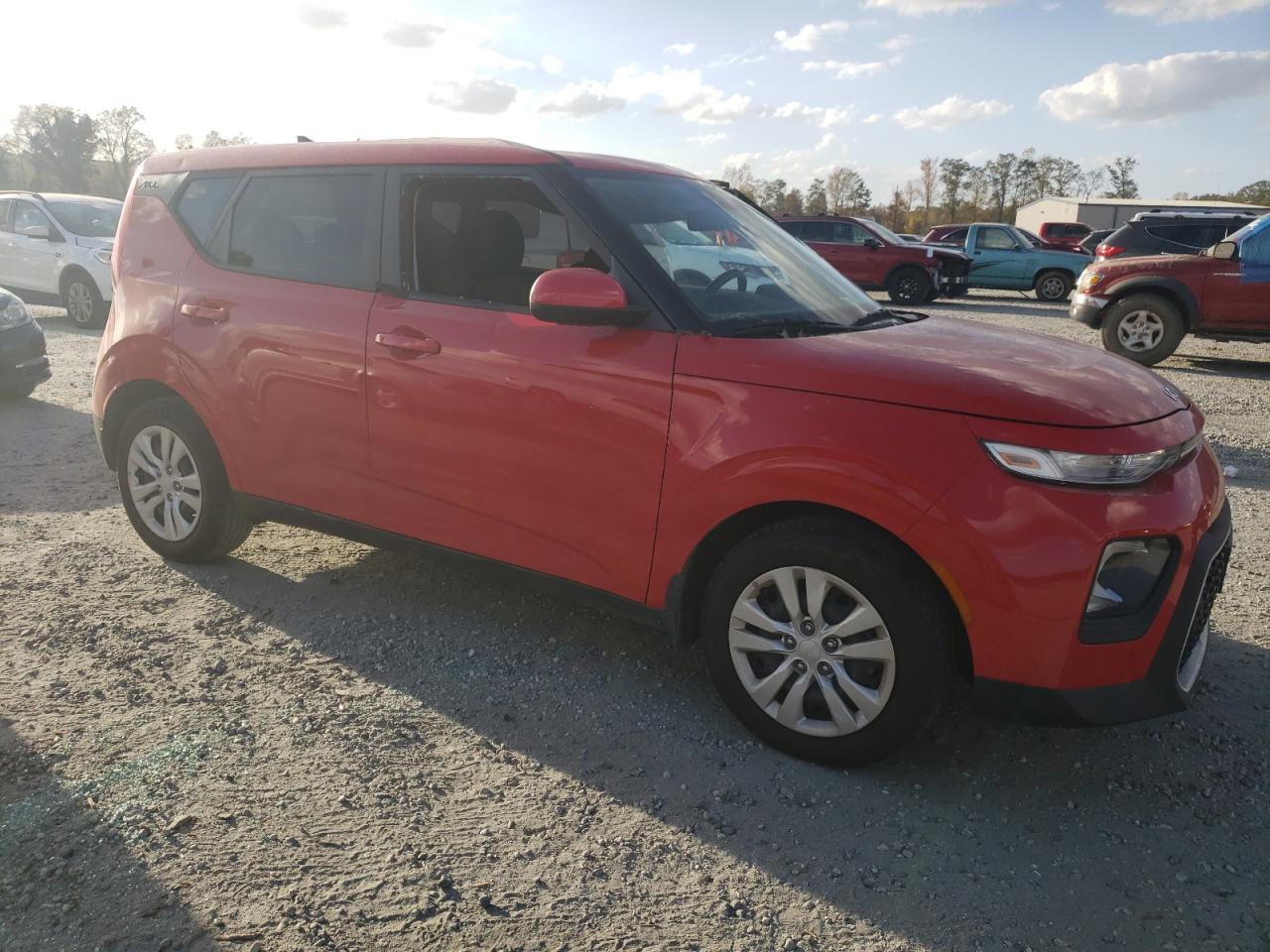 2022 KIA Soul VIN KNDJ23AU6N7170363 Copart auction photo, top/roof damage thumbnail 4